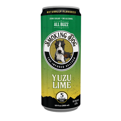 Smoking Dog THC Yuzu Lime Seltzer 5mg