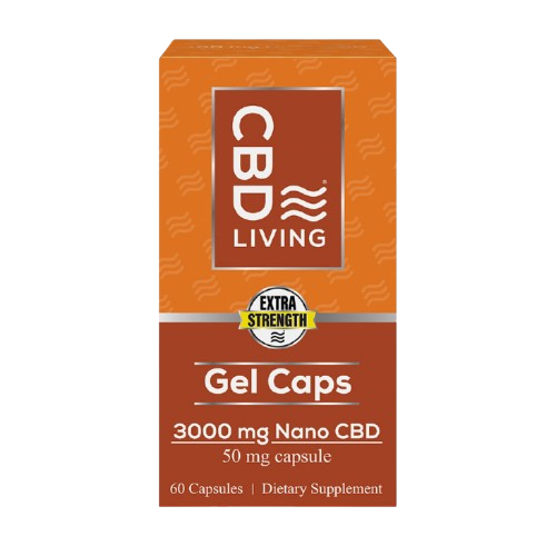 CBD Gel Caps - THC-Free Nano Hemp Oil | CBD Living