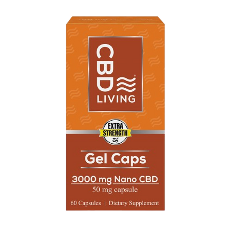 CBD Gel Capsules 3000mg - THC-Free & Fast-Acting – CBD Living