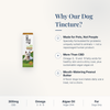 CBD Living Pet Dog Tincture 300mg why choose card with product benefits