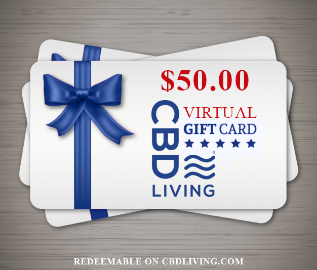 CBDLiving.com Virtual Gift Card $50.00