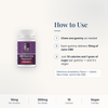 CBD Living Gummies 300mg how to use card with step-by-step directions
