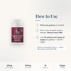 CBD Living Gummies 750mg how to use card with step-by-step directions