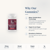 CBD Living Gummies 750mg why choose card with product benefits