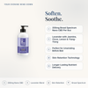 CBD Living Body Lotion Relaxing Lavender feature card with key product facts
