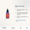 CBD Oil Tincture 10000mg how to use infographic
