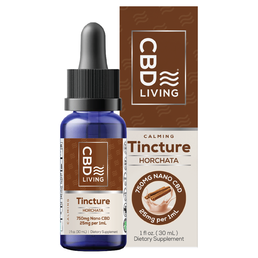CBD Tincture - CBD Oil Drops Horchata 750 mg  - CBD Living