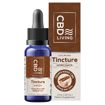 CBD Tincture - CBD Oil Drops Horchata 750 mg  - CBD Living
