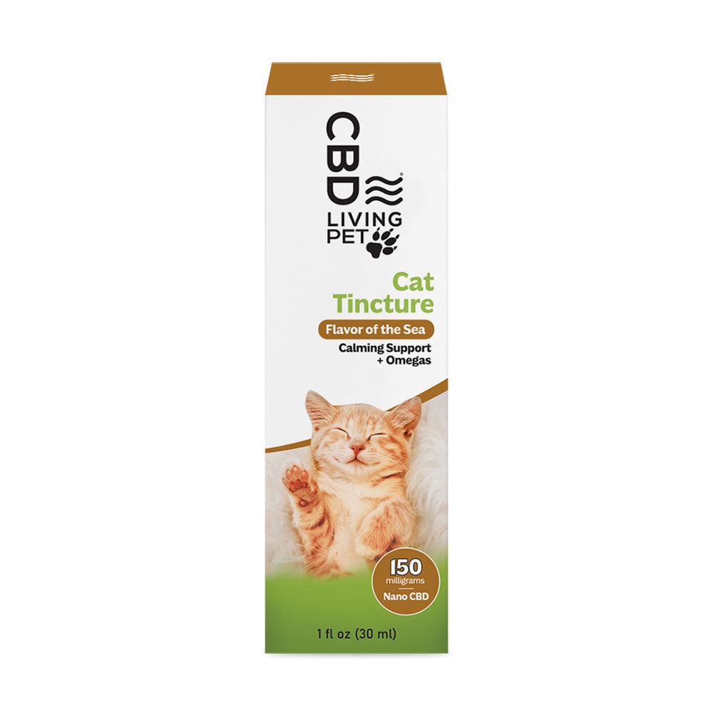 CBD Calming Cat Tincture 150 mg Default Title   - CBD Living