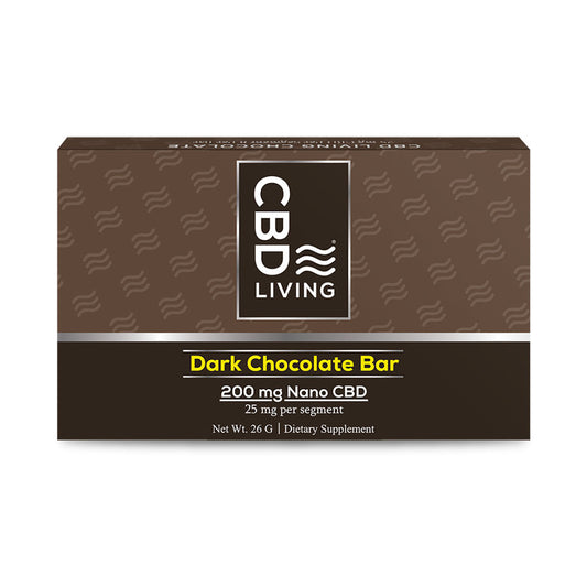 CBD Chocolate Bar 200 mg Dark Chocolate   - CBD Living