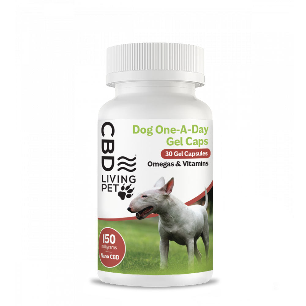 CBD Dog Gel Capsules 150 mg   - CBD Living