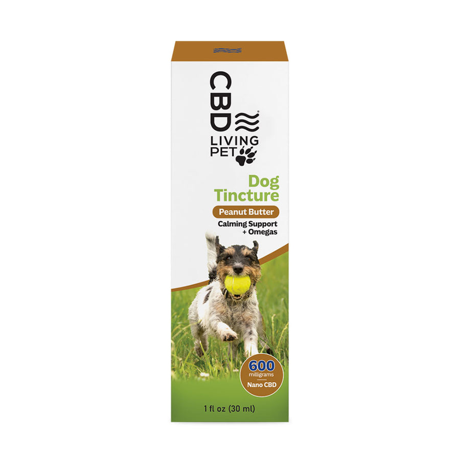 CBD Pet Tincture Peanut Butter Flavor CBD Living Pet