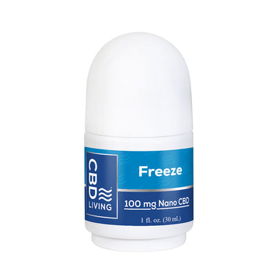 CBD Roll On Freeze 100 mg (Travel)   - CBD Living