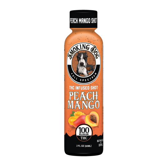 Smoking Dog Peach Mango THC Shot 100mg