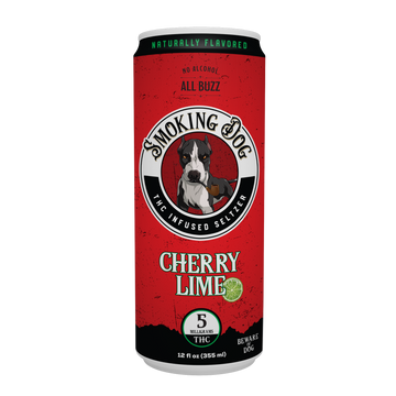 Smoking Dog THC Cherry lime Seltzer 5mg