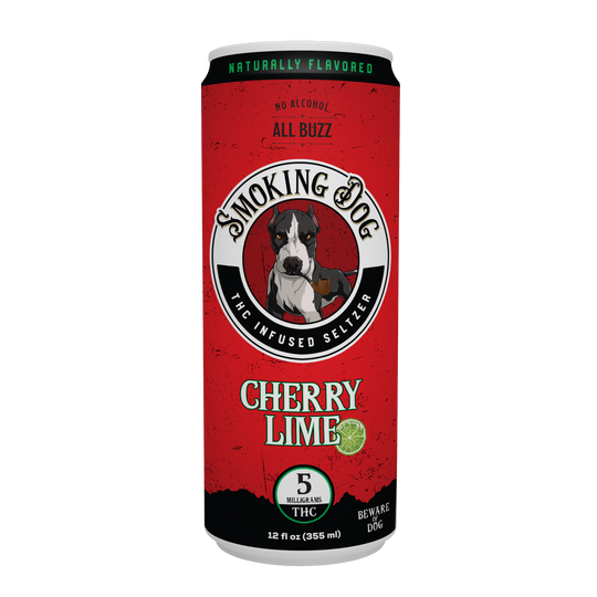 Smoking Dog THC Cherry lime Seltzer 5mg