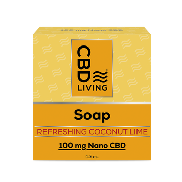 CBD Soaps Gift Refreshing Coconut Lime 100 mg Nano Set 