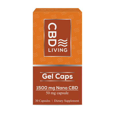 CBD Gel Capsules 1500 mg   - CBD Living