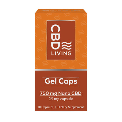 CBD Gel Capsules 750 mg   - CBD Living