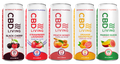5 Set of CBD Living Sparkling Water Naturally Flavored