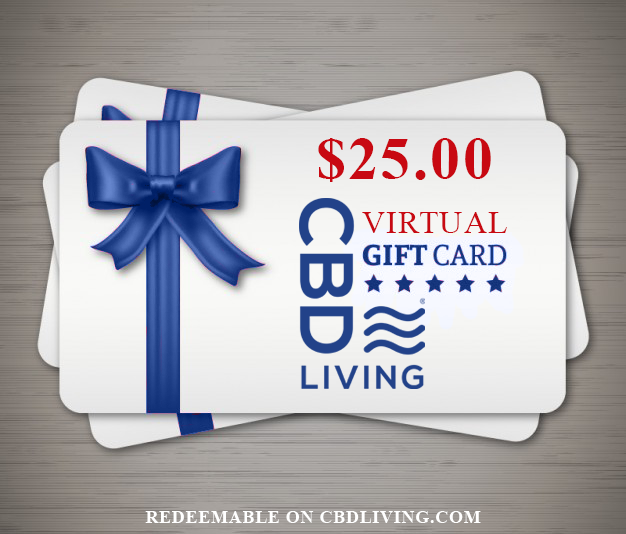 CBDLiving.com Virtual Gift Card $25.00   - CBD Living